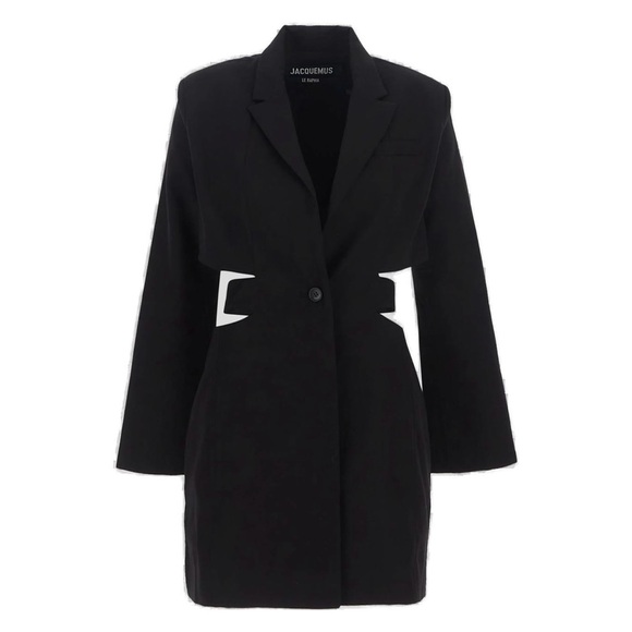 JACQUEMUS La Robe Bari Blazer Dress Black Sz 36FR 4US NWT - Picture 14 of 14